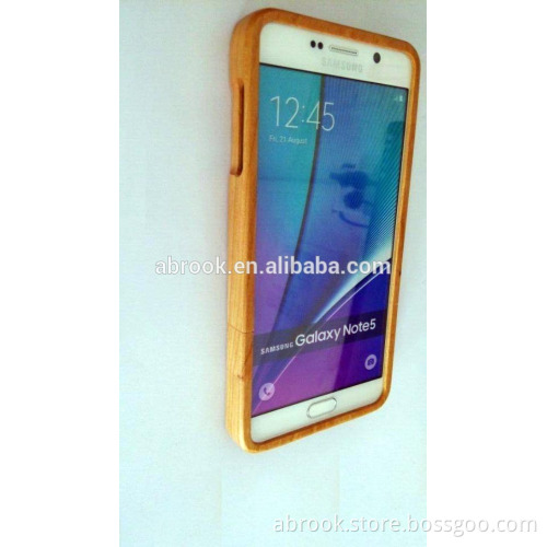 2015 100% real wood case for samsung galaxy note 5